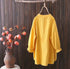 Women'sLiterary Retro Three-quarter Sleeve Shirt